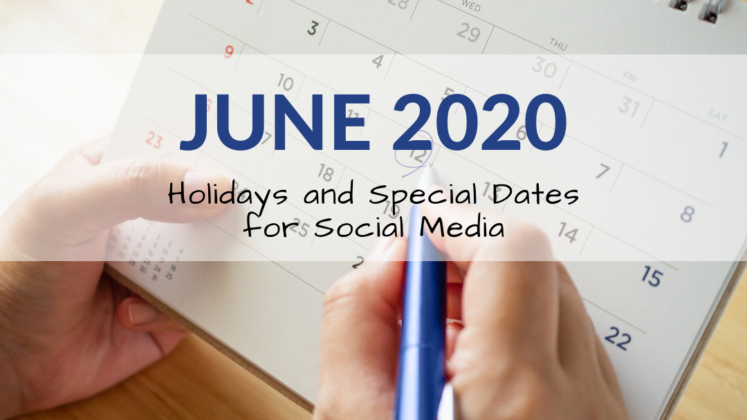 June 2020 Holiday and Special Days