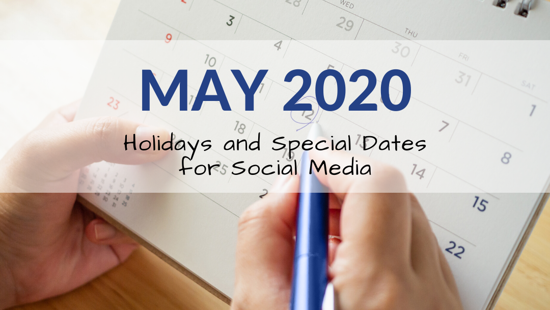 May 2020 Holiday and Special Days