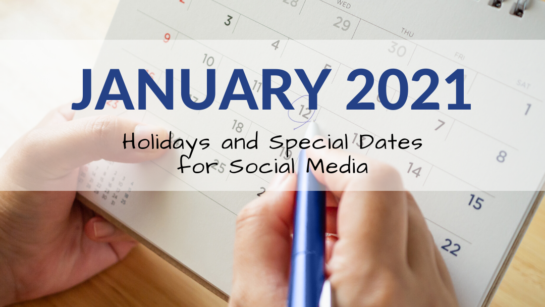 January 2021 Holiday and Special Days