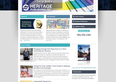 Heritage Publishing, Inc. – Web Design