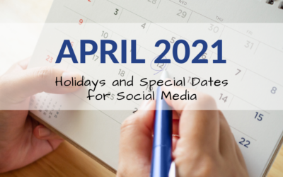 April 2021 Holiday and Special Days