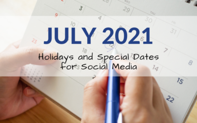 July 2021 Holiday and Special Days