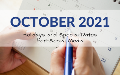 October 2021 Holiday and Special Days