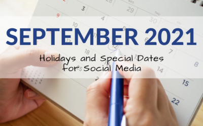 September 2021 Holiday and Special Days